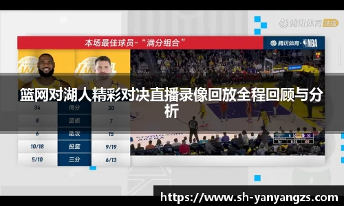 篮网对湖人精彩对决直播录像回放全程回顾与分析